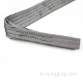 Grey Polyester Pe Tow Rope Sling Anyaman Datar